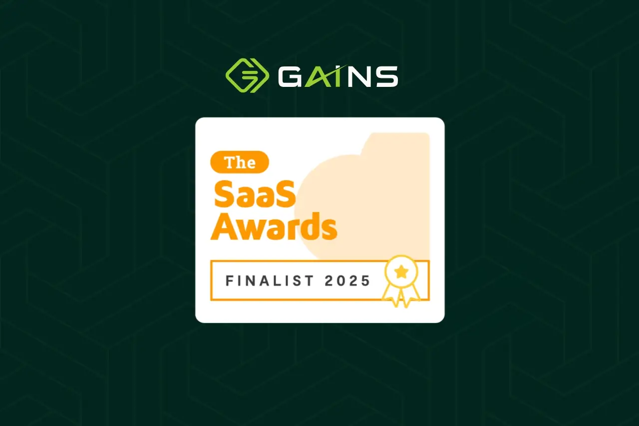 GAINS Reaches the Finals in The 2025 SaaS Awards 2025 SaaS Awards Finalist
