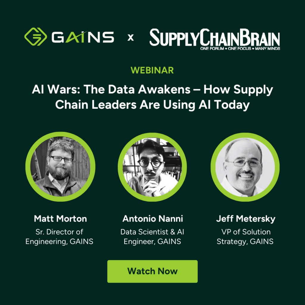 AI in supply chain