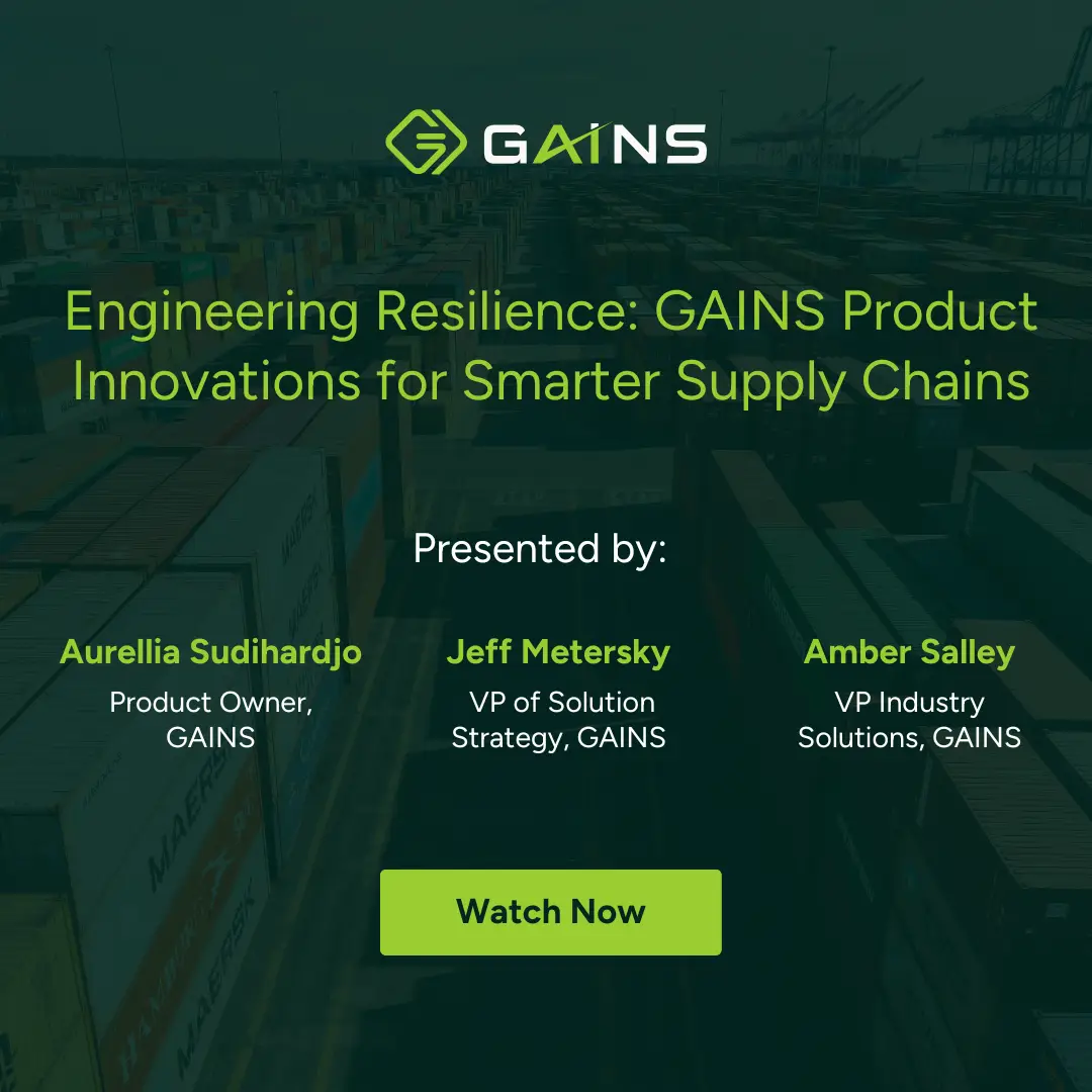 Engineering Resilience: GAINS Innovations Driving Smarter Supply Chain Decisions